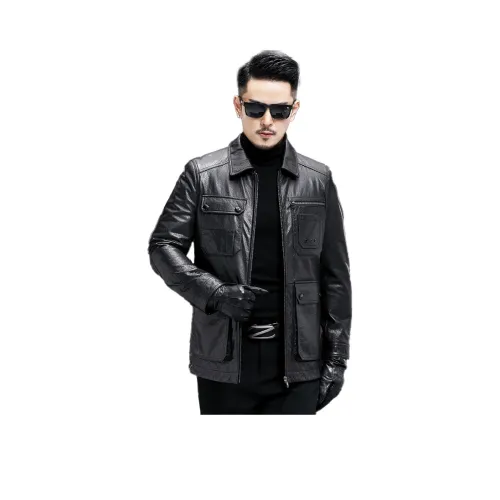 KAISER Натуральная кожа куртка унисекс