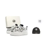 Чёрный Белый Горох [Женская Коробка Включена Шляпа]