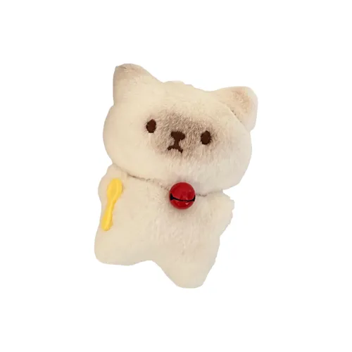 Nodding Bud Bug Исцеление Милый Маленький Животные Siamese Cat Колокольчик Кошка Плюшевый Подвеска 10 см Высота