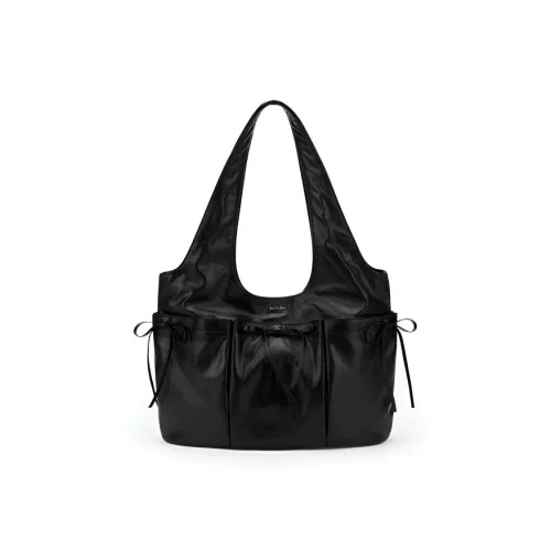 MCMIKO Полиуретан Синтетическая кожа Сумка через плечо Стандартная Женская Спокойная черная