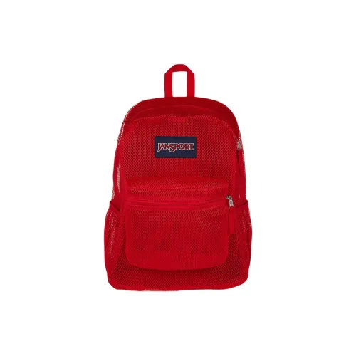 JanSport Полиэстер Рюкзак Стандартный Унисекс Красный