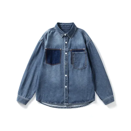 AZVK HDBL 3536 Синий Мужской Джинсовые куртки