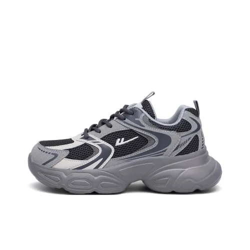 Warrior Амортизация Высота Увеличение Поддержка Устойчивость к Износу Противоскользящий Низкий Топ Толстая Подошва Женские