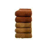 [5 пар Утолщенные 10% Шерстяные носки] 3 Имбирно-желтые, 2 Карамельные