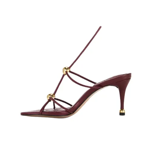 STEVE MADDEN Сандалии RAMOS One Ремешок Сандалии 7,5 см Женские Бордовый