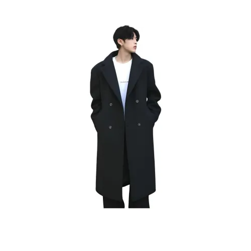 PEA Черное Унисекс Пальто