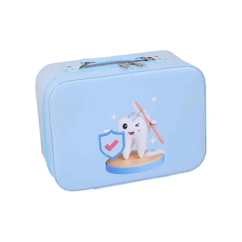 RULINSHI Защитный Хранение Упаковка с Зеркальце Коробка Премиум Большая емкость Портативная Сумка для макияжа Сумка для туалетных принадлежностей