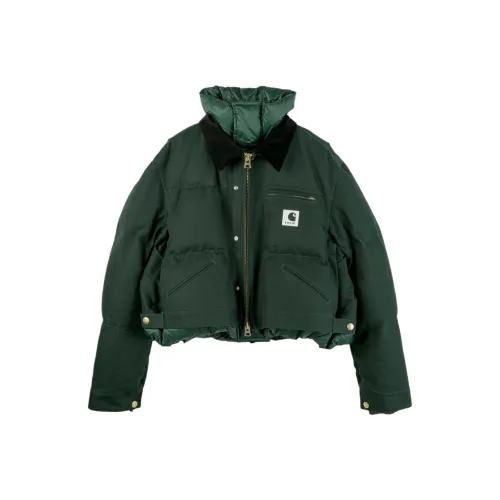 Sacai совместный бренд X Carhartt WIP Carhartt WIP Collaboration FW25 Куртки Пальто Женские