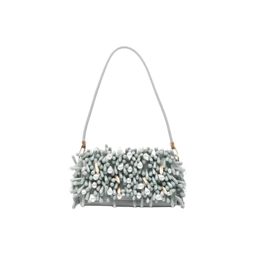 CULT GAIA Камень с телячьей кожей Сумка на плечо Женская Зеленая