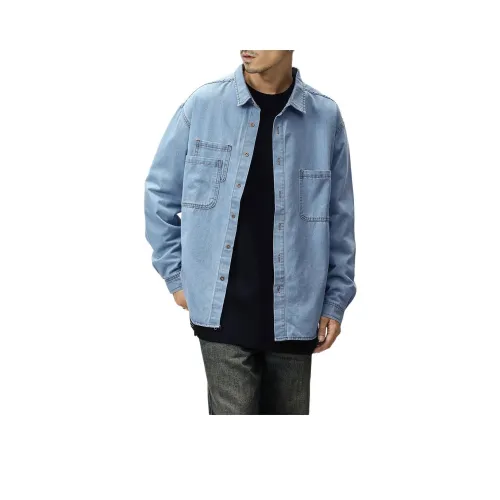 ZENGZHI Рубашка Свободный крой Прямой крой Унисекс