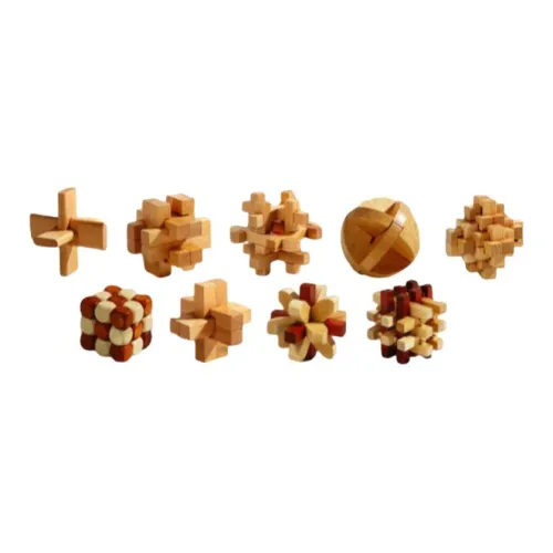 KecoSweet Ruban Замок Kongming Замок IQ Вызов Девять Линк Пазл Decoding Интеллектуальная Игра Разблокировать Кольцо Пазл Игрушка