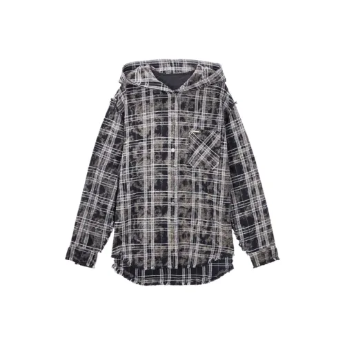 TREEMINGBIRD Бахрома Набор Вверх Толстовка Рубашки SpreadCheck Рубашка Женские
