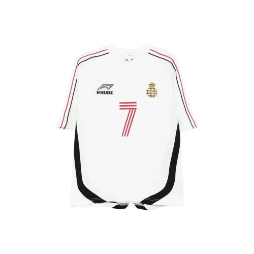 RHUDE Белая Мужская T-Рубашка