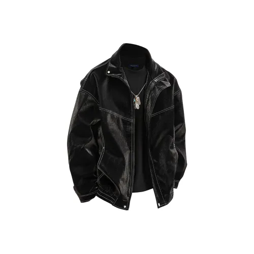 POLOMEISDO Кожа Куртка Унисекс