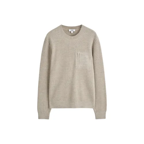 COS Бежевый Мужской Свитеры