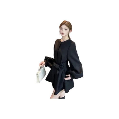 BONAS Черное Женское Пальто