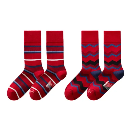 Bananain Red Plan Series Носки до колена Мужские упаковка из 2 штук
