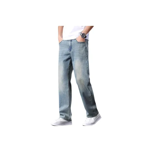 VERAF CA Винтажный синий Мужские Джинсы