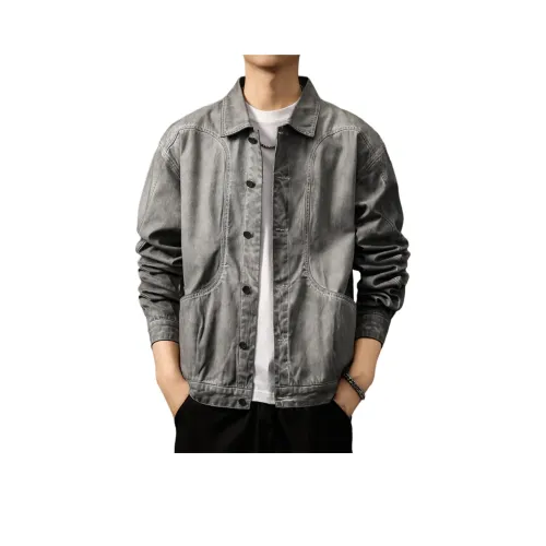 GUISE Осенняя куртка свободный крой унисекс