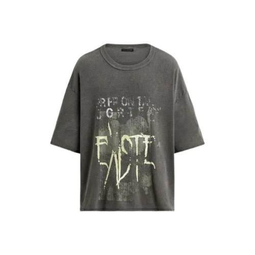 ZARA Выстиранные Зеленые Мужские T-Рубашки