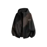 Чёрная легкая ветровка