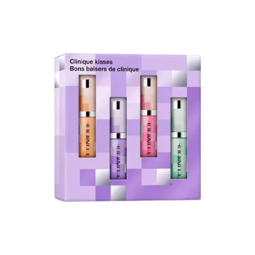 QIANBI Серебряный Тубы Увлажняющий 4 Цвета Помада Подарочная Коробка Матовый Natural Clear Четырехкомпонентный Набор