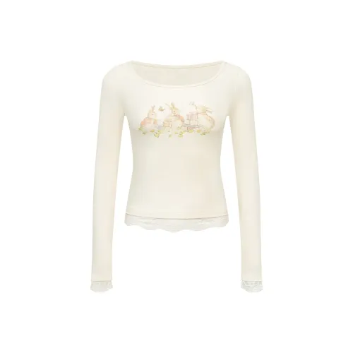 Ariseism Бежевый Женские T-рубашки