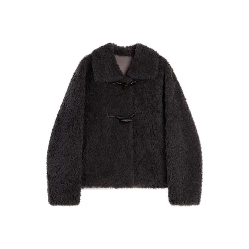 ELLE Темно-серый женский бархатный пиджак