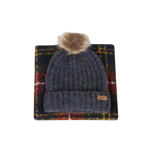 BARBOUR Полиэстер Beanies Женские Коричневый Красный