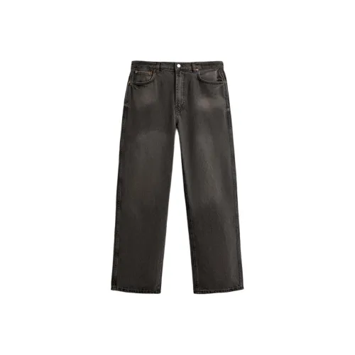 ZARA Medium Gray Men's Jeans ZARA Средне-серые мужские джинсы