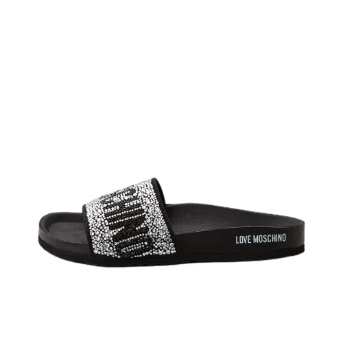 MOSCHINO Слипоны Женские Черные