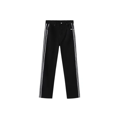 UNKNOWTAL Черные Унисекс Джинсы