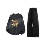 [2 упаковки] Угольный серый (Жизнь и Счастье) + Черный (Жизнь и Счастье, логотип на штанах)