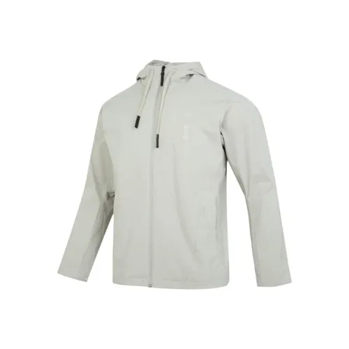 Adidas Wuji Series Wuji Теплый Ткани вязаные Куртка Куртки Пальто Мужской Кунжут Земля