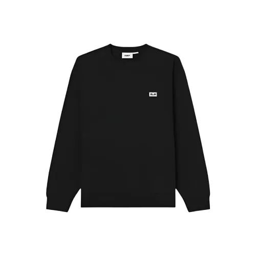 OBEY Черные Мужские Свитшоты