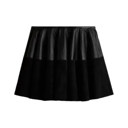 H M Кожаные короткие юбки женские