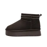 [Утолщенная версия] Kuluoli Кофейный, Платформа 4,5 см