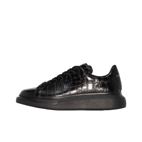 Alexander McQueen Oversized Sneaker Low Топ Стильные Скейтбординги Мужской Черный