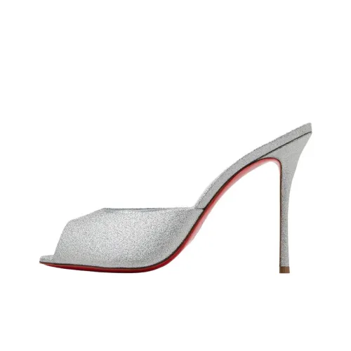 CL Слипоны Женские Серебряные