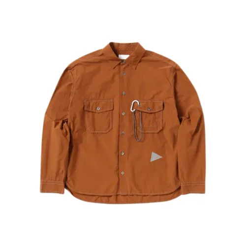 And Wander FW25 CORDURA Typewriter LS Рубашка Унисекс