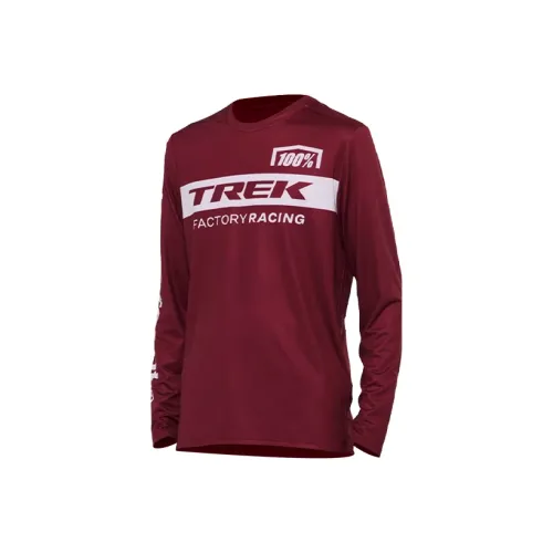 Trek Темно-красная унисекс велосипедная одежда