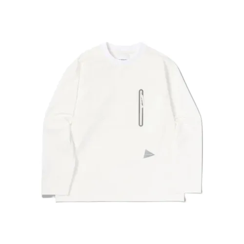 And Wander FW25 Hybrid Теплый Карман LS T Рубашка Унисекс