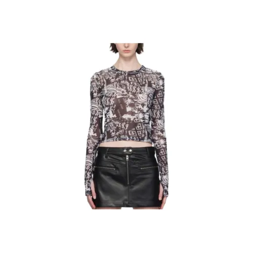 Ksubi Черный Белый Женские T-рубашки