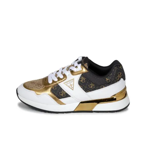 GUESS Низкий Топ Повседневная Обувь Женская Белая Золото