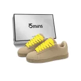 Кофейный (Желтые шнурки)