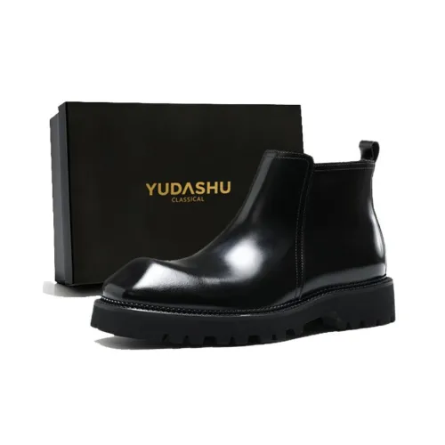 YUDASHU Chelsea Кожаные ботинки Мужские