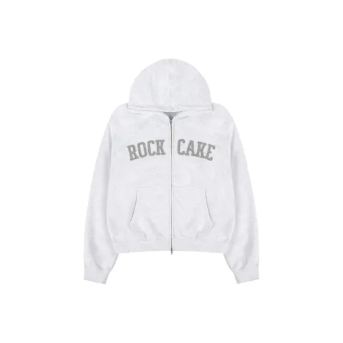 ROCK CAKE FW25 Arch Logo ZIP UP Hoodie Sweatshirt Women's