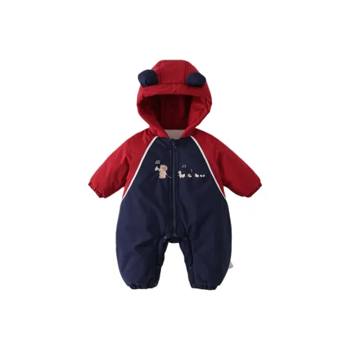 XiaoJinBu Темно-синий Малыш Комбинезоны Ползунки