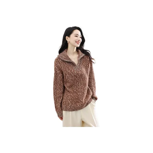 H YXIANG Кашемир Свитер Женские