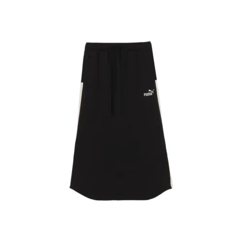 PUMA Ядерный HERITAGE T7 Повседневный Длинный Юбка Женские Черный